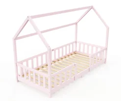 Kinderbett MAISON 90 x 200 cm rosa
