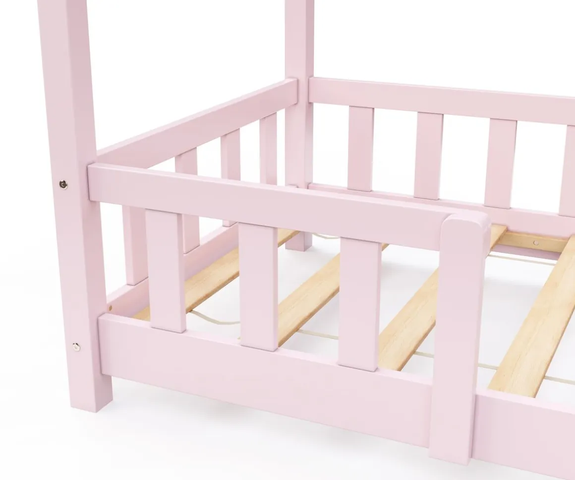 Kinderbett MAISON 70 x 140 cm rosa