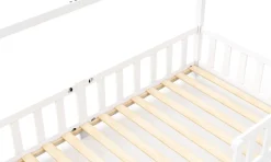 Kinderbett MAISON 90 x 200 cm weiss