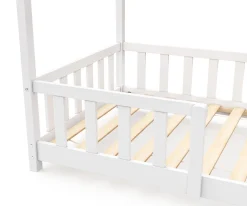 Kinderbett MAISON 90 x 200 cm weiss
