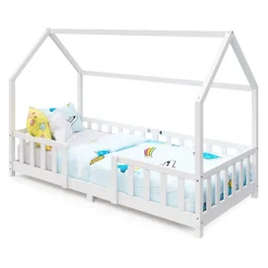 Kinderbett MAISON 90 x 200 cm weiss