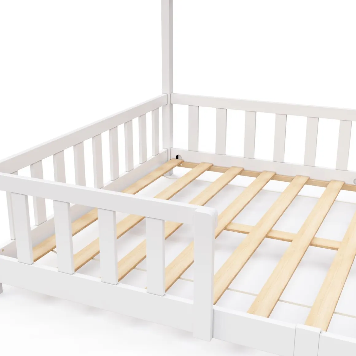 Kinderbett MAISON 120 x 200 cm weiss