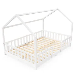 Kinderbett MAISON 120 x 200 cm weiss