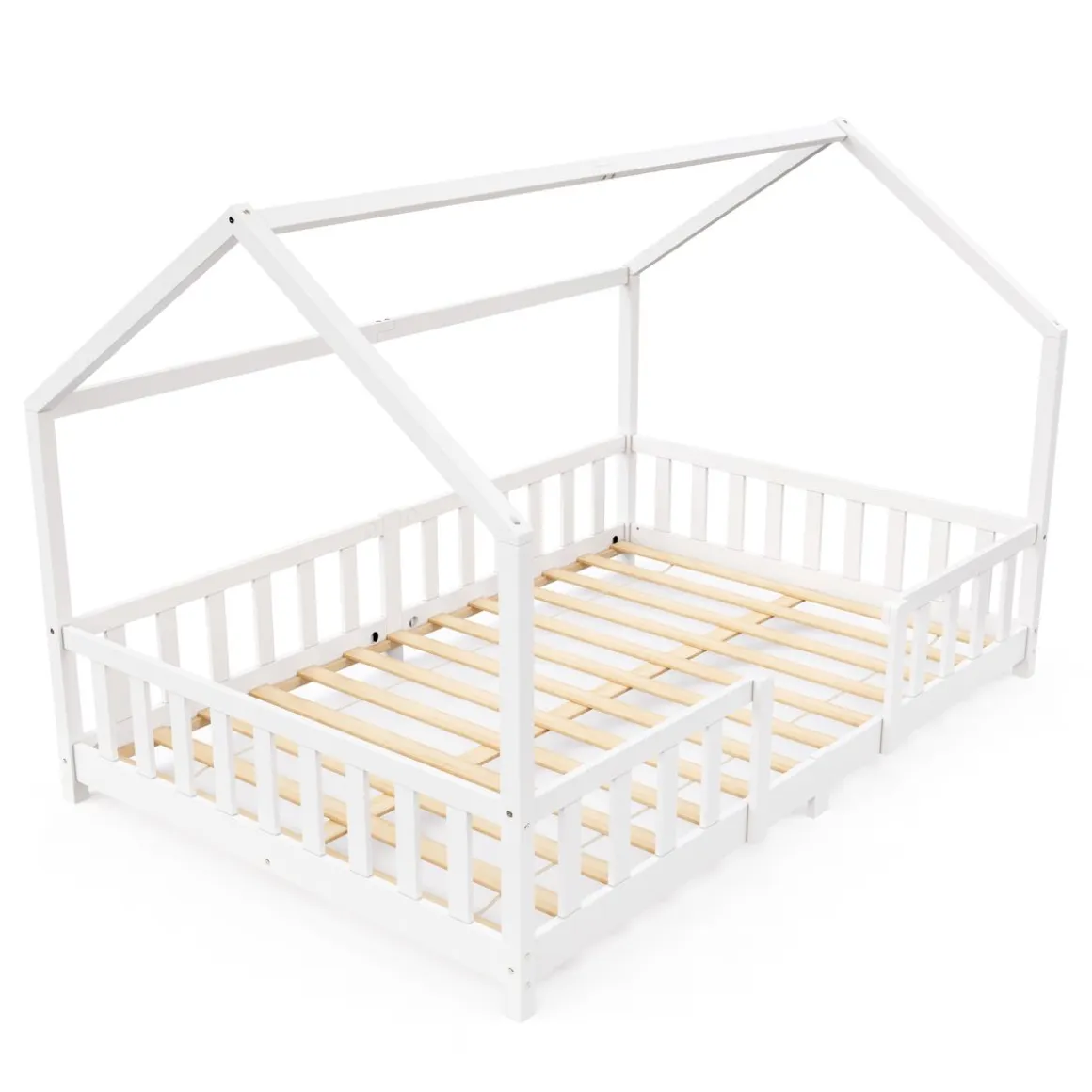 Kinderbett MAISON 120 x 200 cm weiss