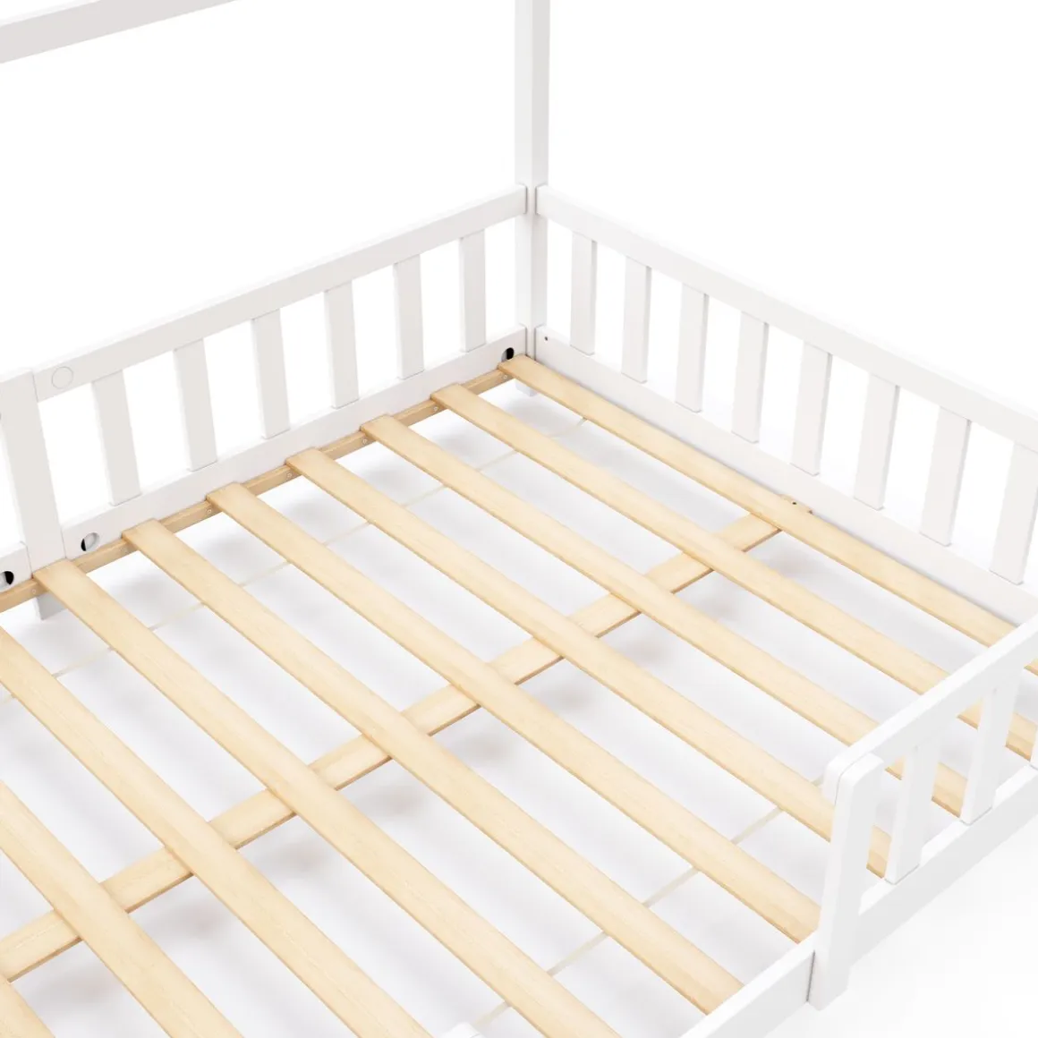 Kinderbett MAISON 120 x 200 cm weiss