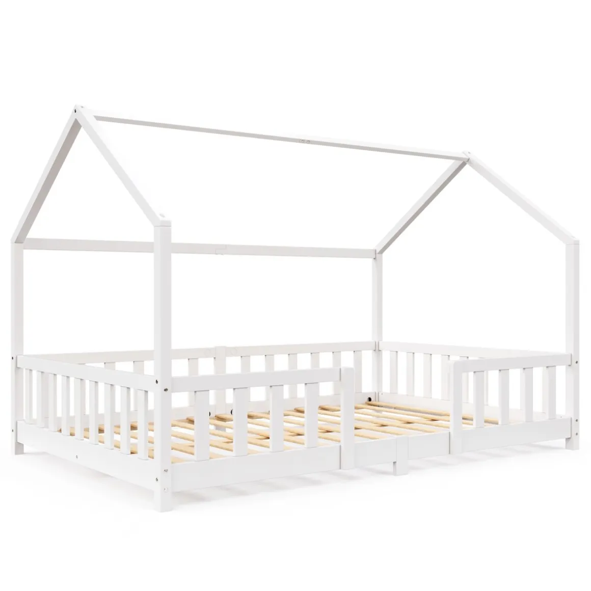 Kinderbett MAISON 120 x 200 cm weiss