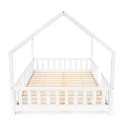 Kinderbett MAISON 140 x 200 cm weiss