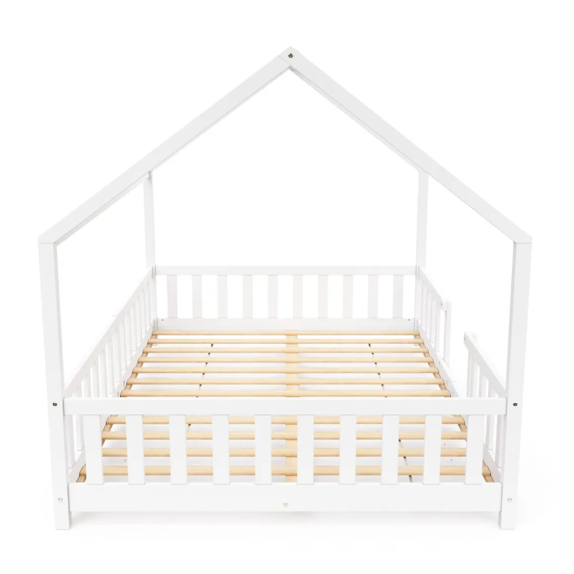 Kinderbett MAISON 140 x 200 cm weiss
