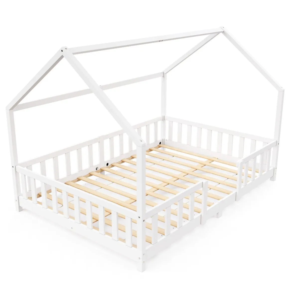 Kinderbett MAISON 140 x 200 cm weiss