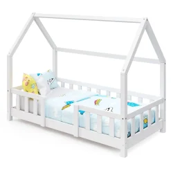 Kinderbett MAISON 70 x 140 cm weiss