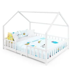 Kinderbett MAISON 160 x 200 cm weiss