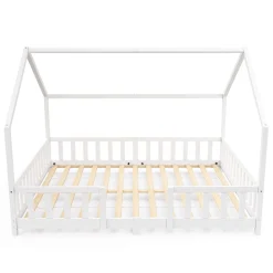 Kinderbett MAISON 160 x 200 cm weiss