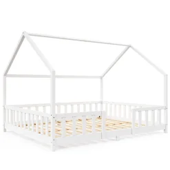 Kinderbett MAISON 160 x 200 cm weiss