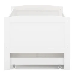 Kinderbett RAYA mit Schublade 70 x 140 cm weiss