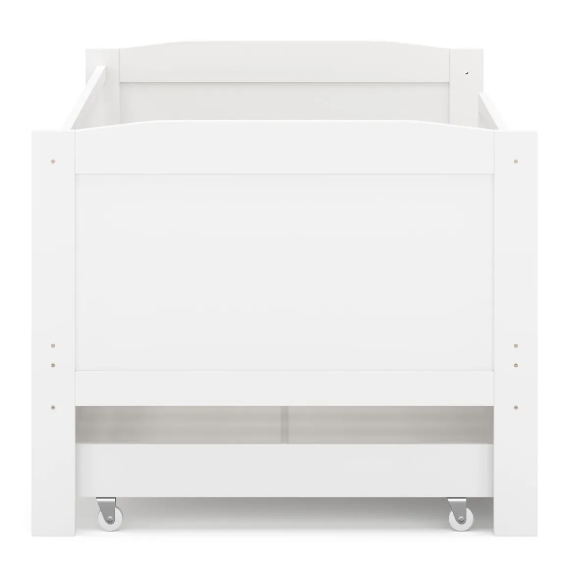 Kinderbett RAYA mit Schublade 70 x 140 cm weiss