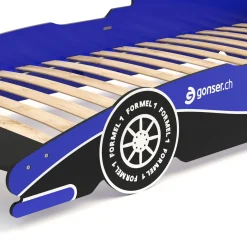 Kinderbett Rennwagen Bett RACER blau