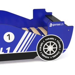 Kinderbett Rennwagen Bett RACER blau