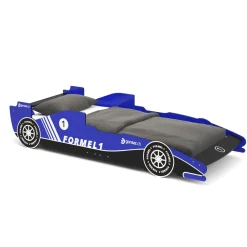 Kinderbett Rennwagen Bett RACER blau