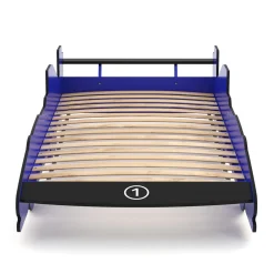 Kinderbett Rennwagen Bett RACER blau