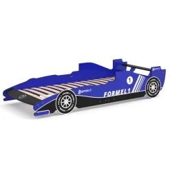 Kinderbett Rennwagen Bett RACER blau