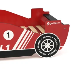 Kinderbett Rennwagen Bett RACER rot