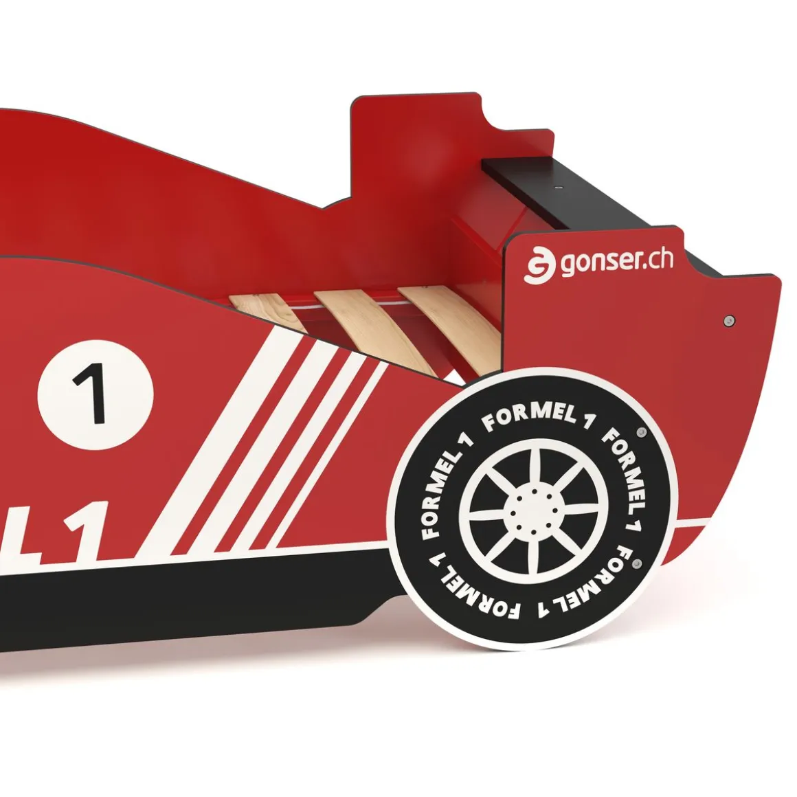 Kinderbett Rennwagen Bett RACER rot