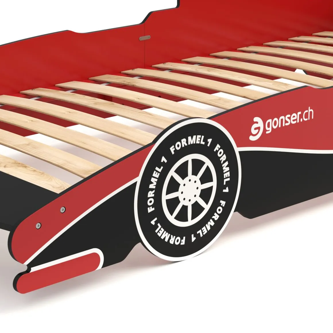 Kinderbett Rennwagen Bett RACER rot