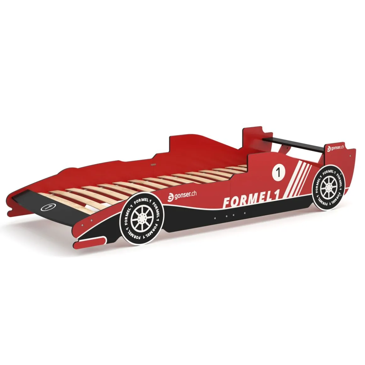 Kinderbett Rennwagen Bett RACER rot