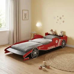 Kinderbett Rennwagen Bett RACER rot