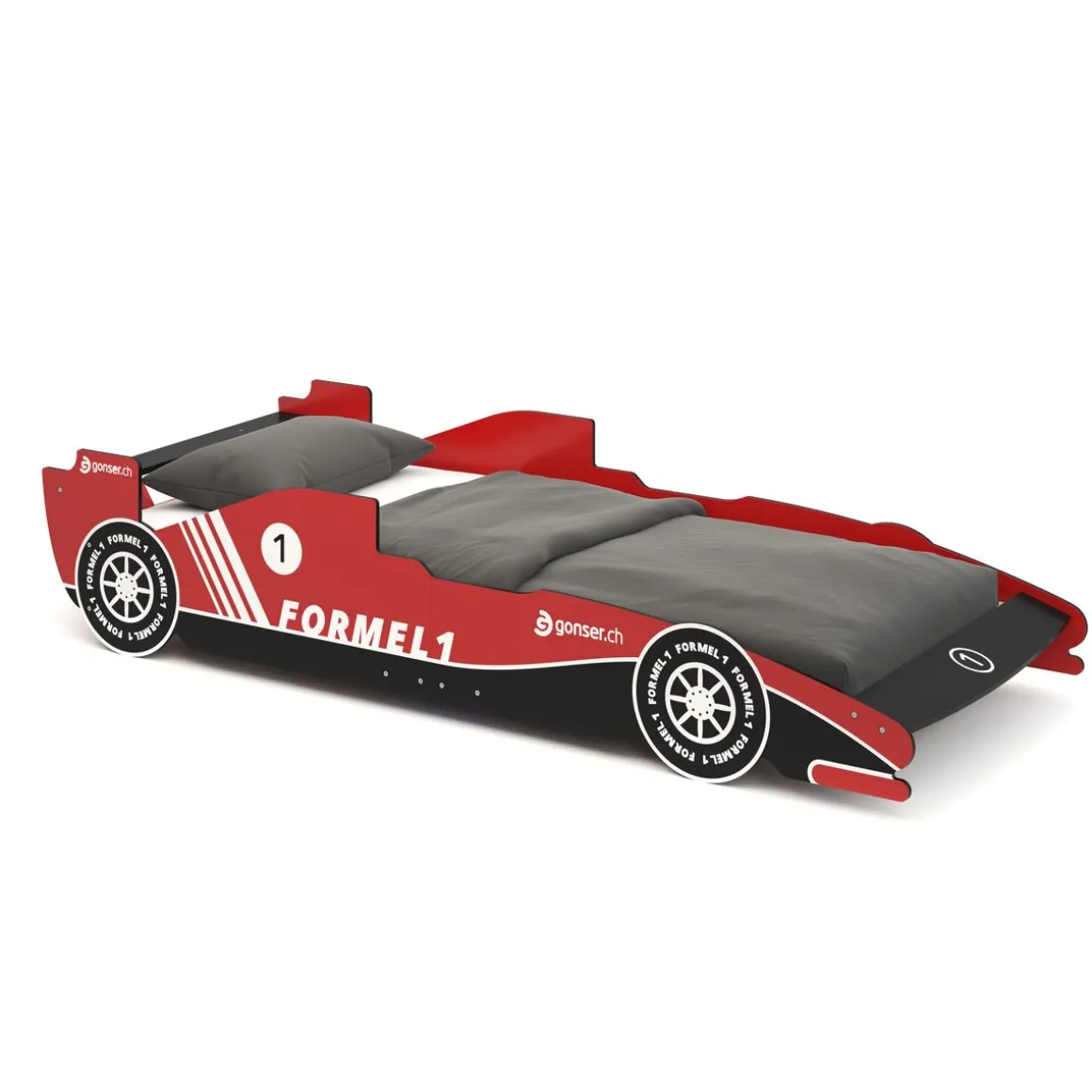 Kinderbett Rennwagen Bett RACER rot