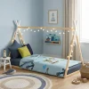 Kinderbett TIPI 90 x 200 cm natur
