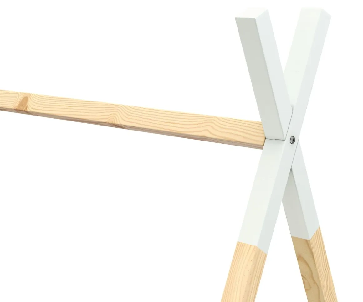 Kinderbett TIPI 90 x 200 cm natur
