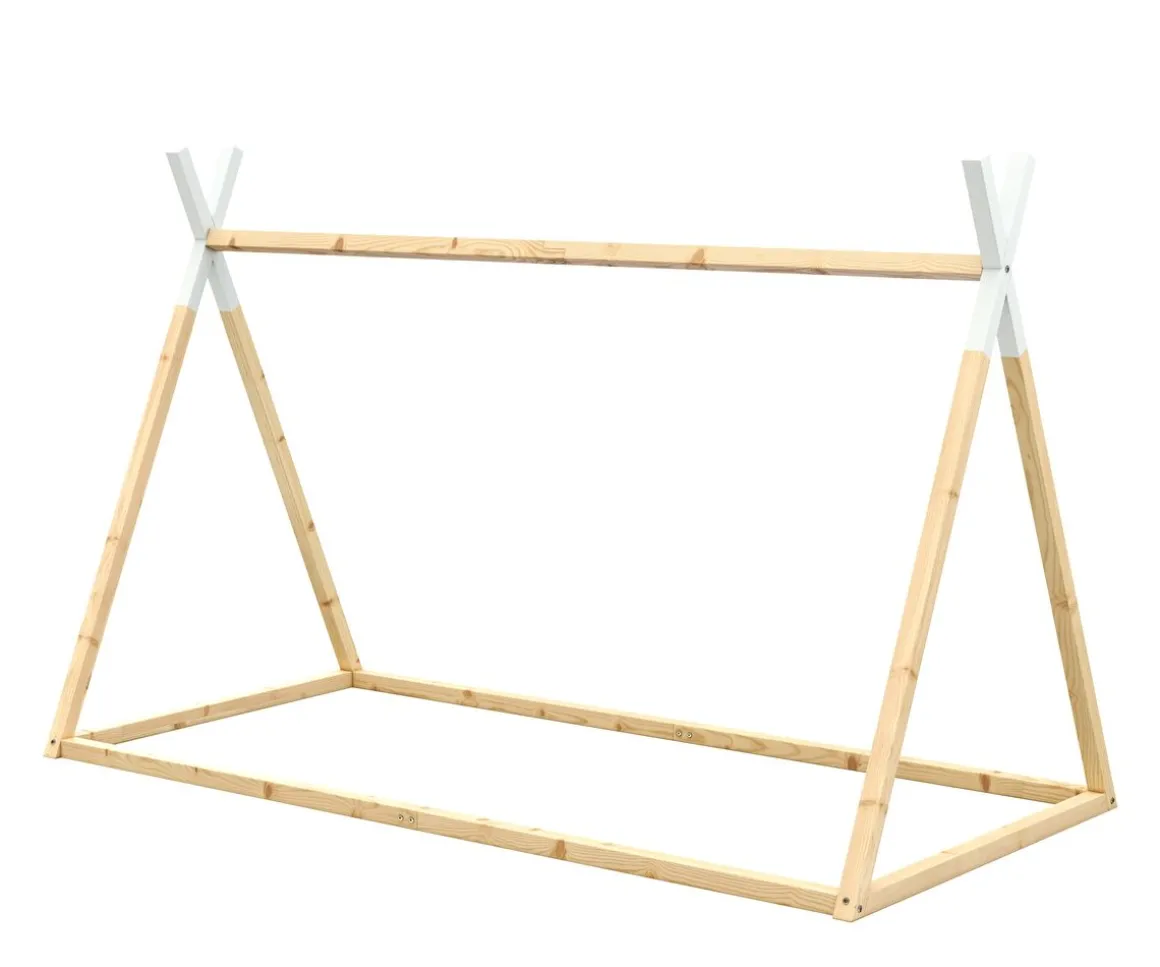 Kinderbett TIPI 90 x 200 cm natur