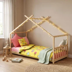 Kinderbett VILLA 90 x 200 cm natur