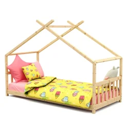 Kinderbett VILLA 90 x 200 cm natur