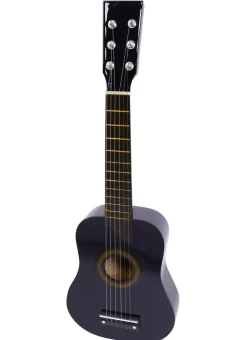 Kindergitarre akustisch schwarz