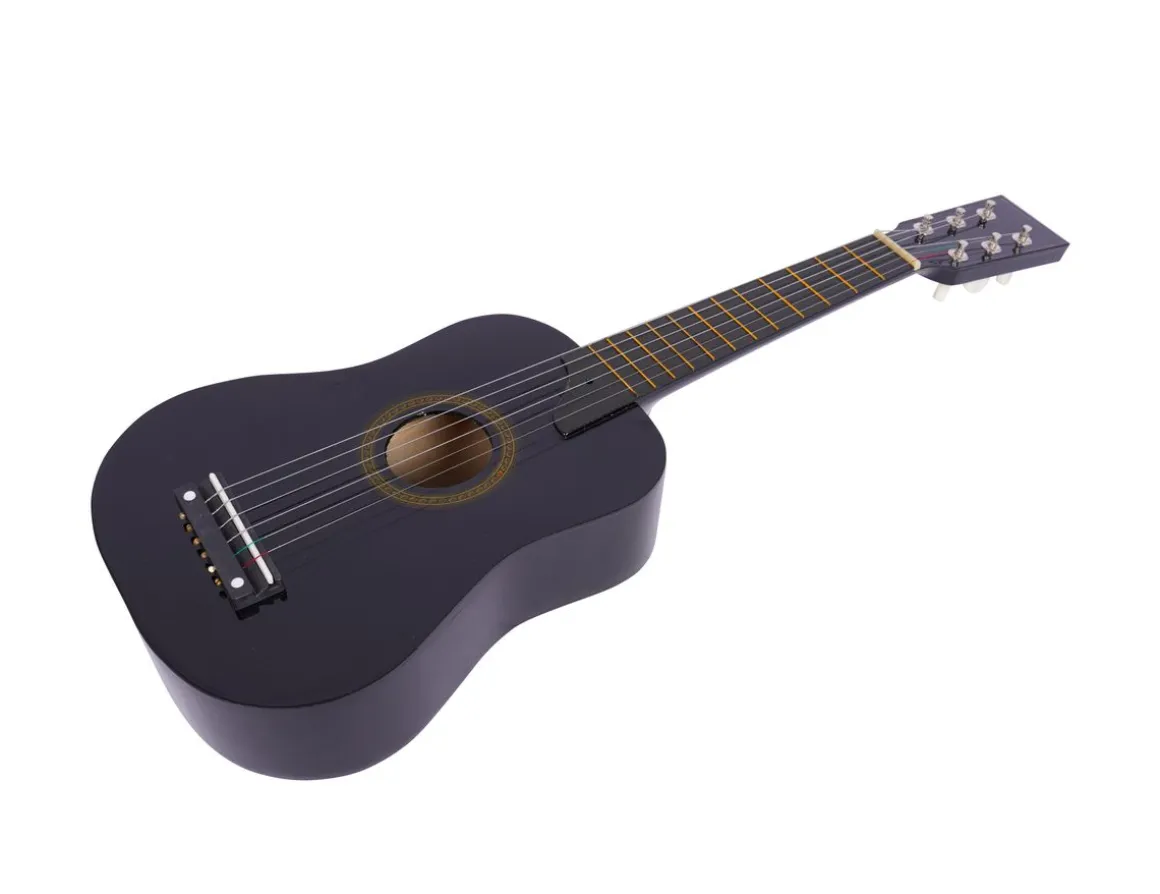 Kindergitarre akustisch schwarz