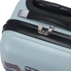 Kinderkoffer Hartschalenkoffer Autos blau