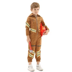 Kinderkostüm Feuerwehr Grösse 128