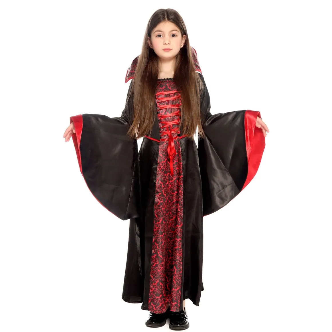Kinderkostüm Vampir Kleid Grösse 128