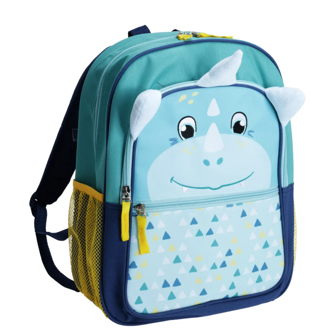 Kinderrucksack Dino 27 x 12 x 36 cm blau