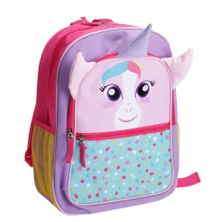 Kinderrucksack Einhorn 27 x 12 x 36 cm bunt