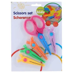Kinderschere Set 6-teilig bunt