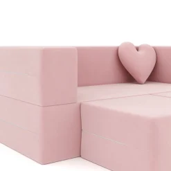 Kindersofa Spielsofa BARNY rosa