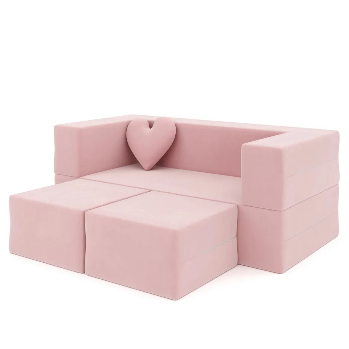 Kindersofa Spielsofa BARNY rosa