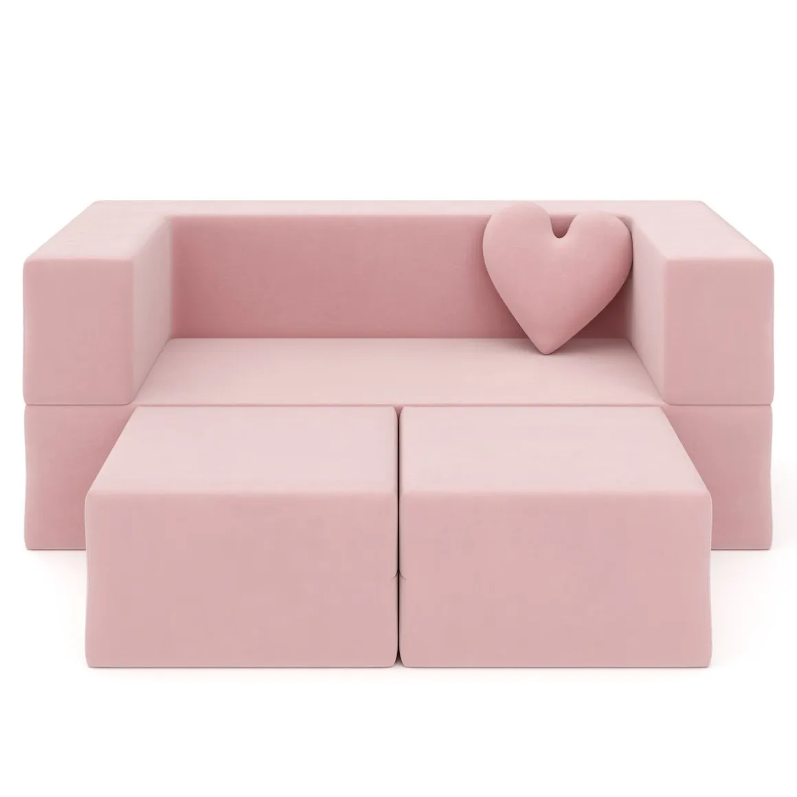 Kindersofa Spielsofa BARNY rosa