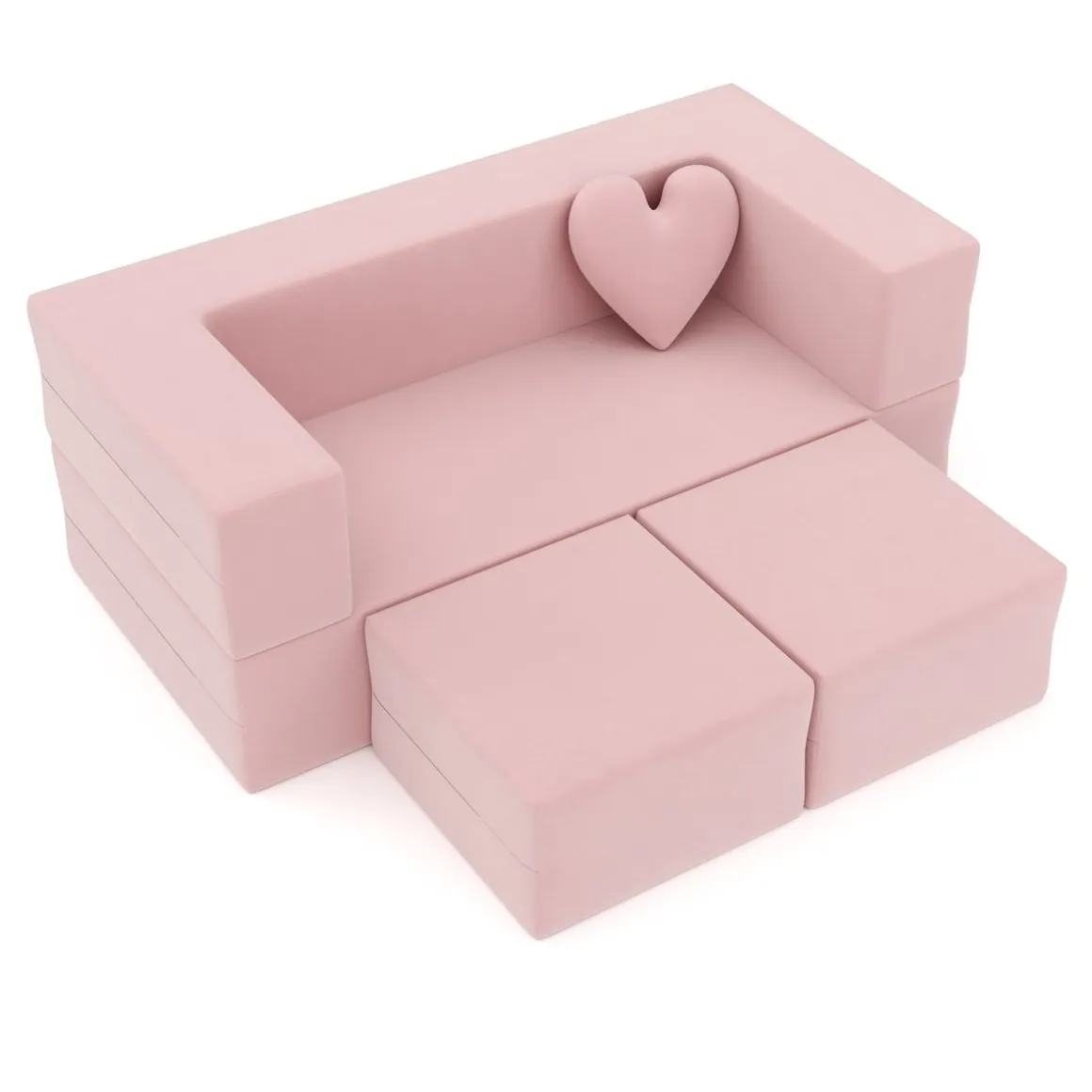Kindersofa Spielsofa BARNY rosa