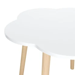 Kindertisch mit 2 Hocker DREAMYCLOUD weiss/natur