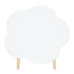 Kindertisch mit 2 Hocker DREAMYCLOUD weiss/natur