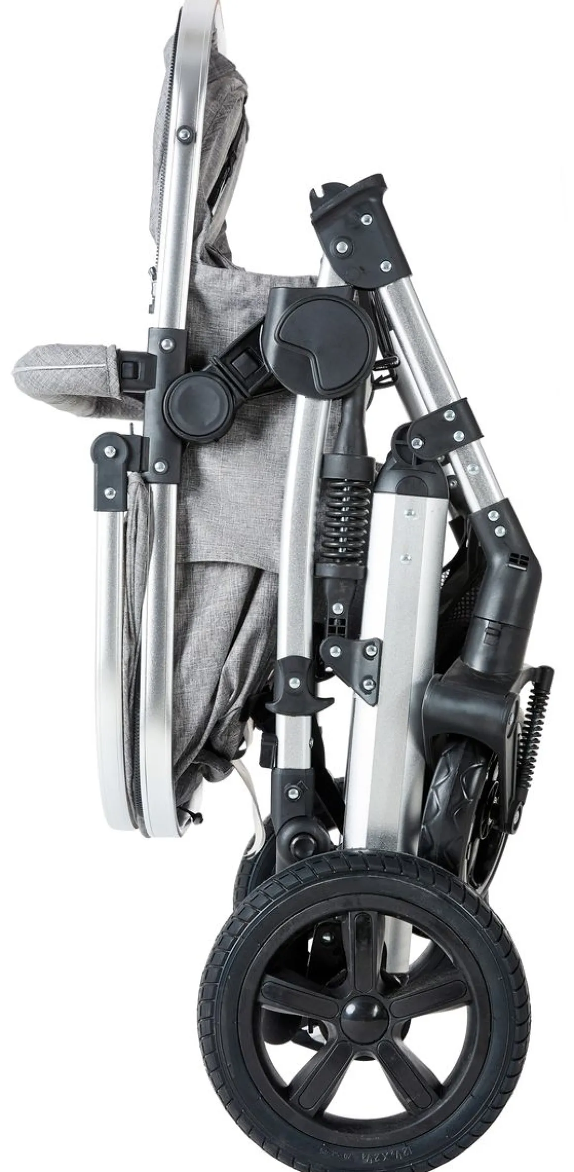 Kinderwagen COZY 2-in-1 grau/silber